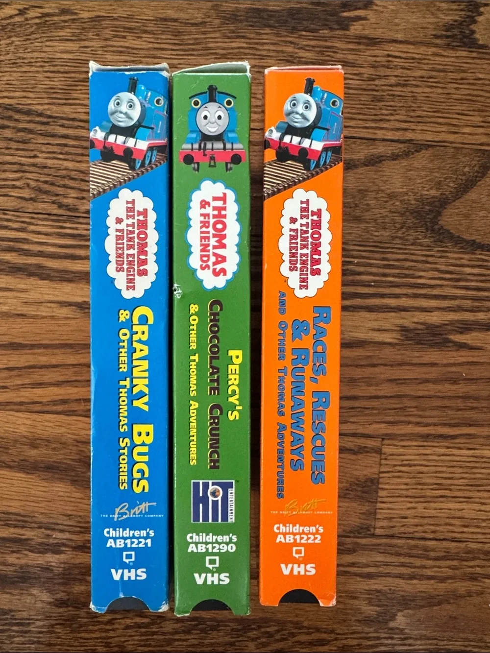 Vintage Thomas the Tank Engine & Friends 3 VHS Lot